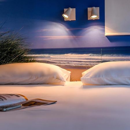 Les Vagues Hotel Restaurant Бискаросс-Плаж Экстерьер фото